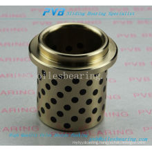 2085.71.016.025.Oilless Bushing,#500 Oiles Flange Bronze Bearing,Graphite plugged Oiles Bushing